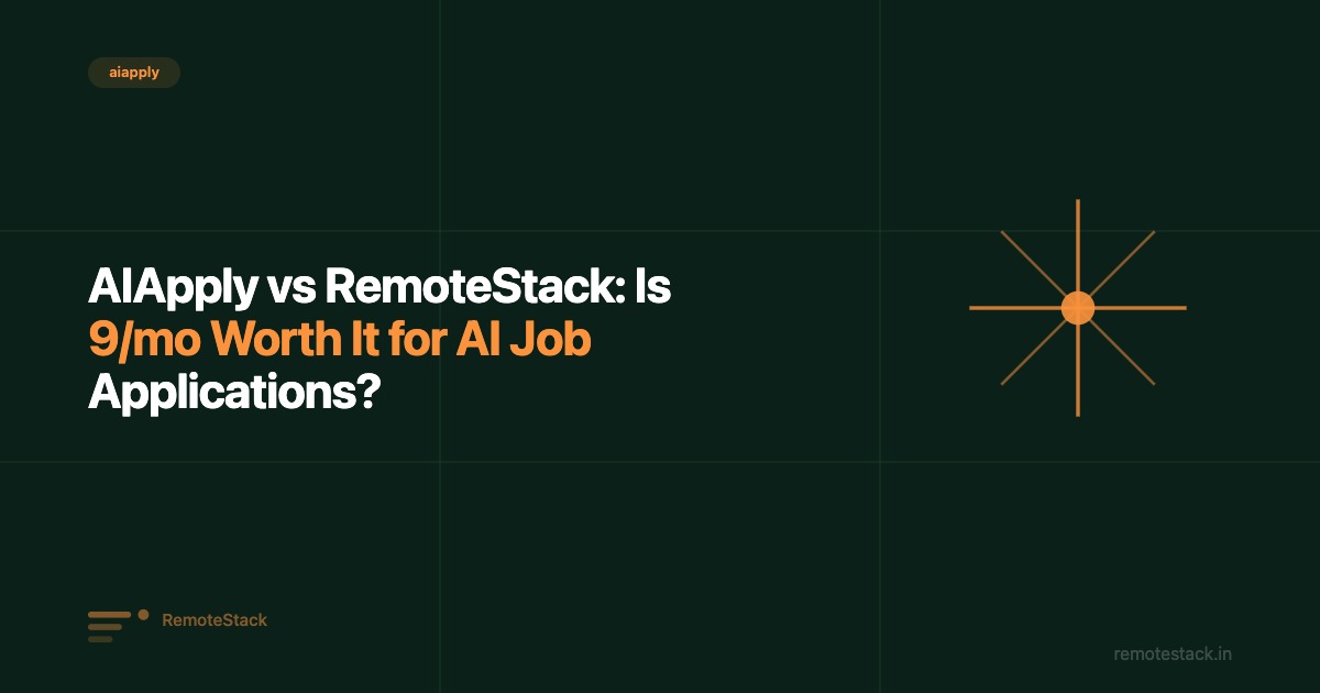 AIApply vs RemoteStack: Is $49/mo Worth It for AI Job Applications?