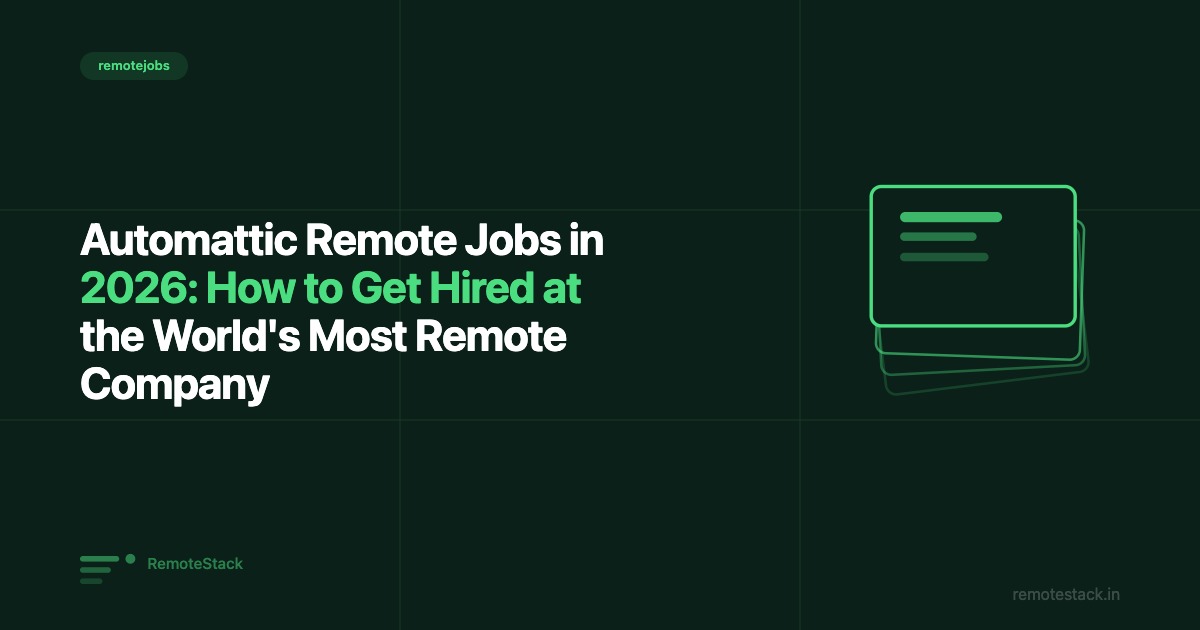 Automattic Remote Jobs in 2026: How to Get Hired at the World's Most Remote Company