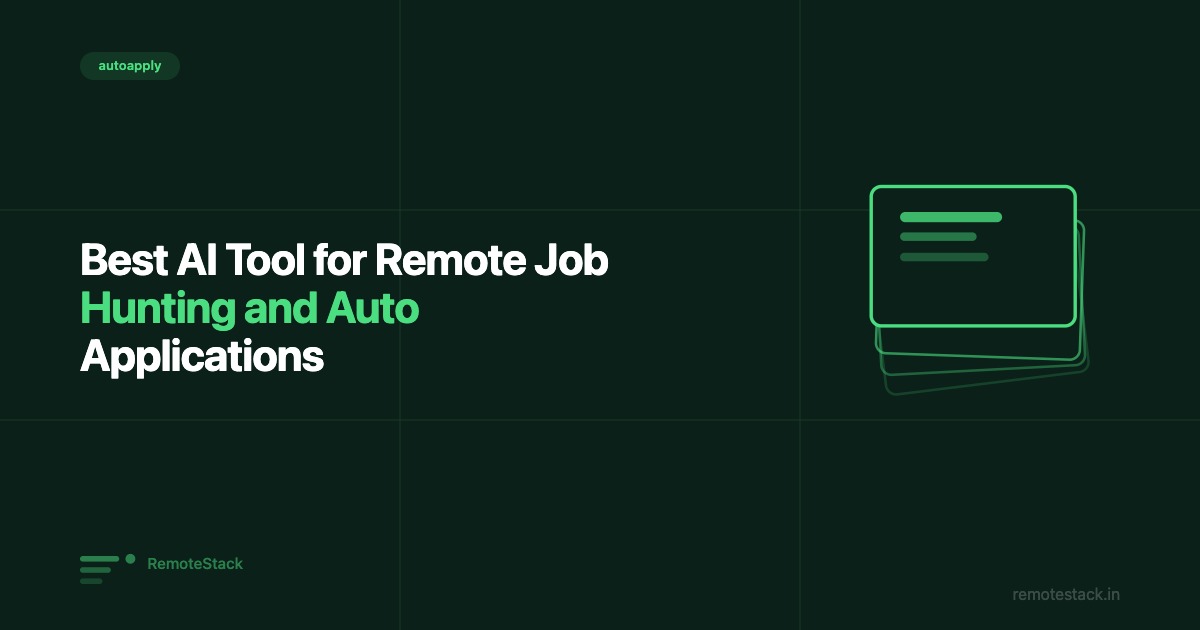 Best AI Tool for Remote Job Hunting and Auto Applications