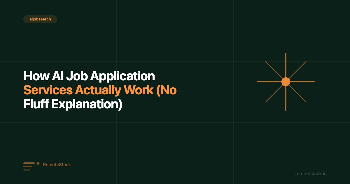 How AI Job Application Services Actually Work (No Fluff Explanation)