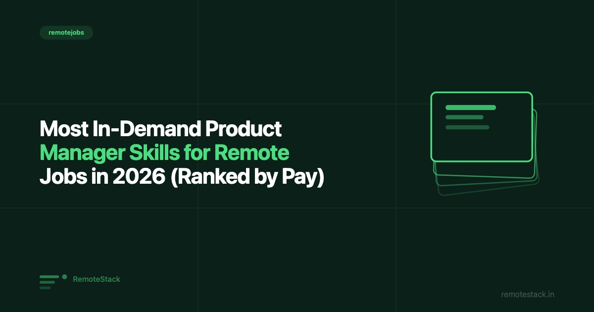 Most In-Demand Product Manager Skills for Remote Jobs in 2026 (Ranked by Pay)