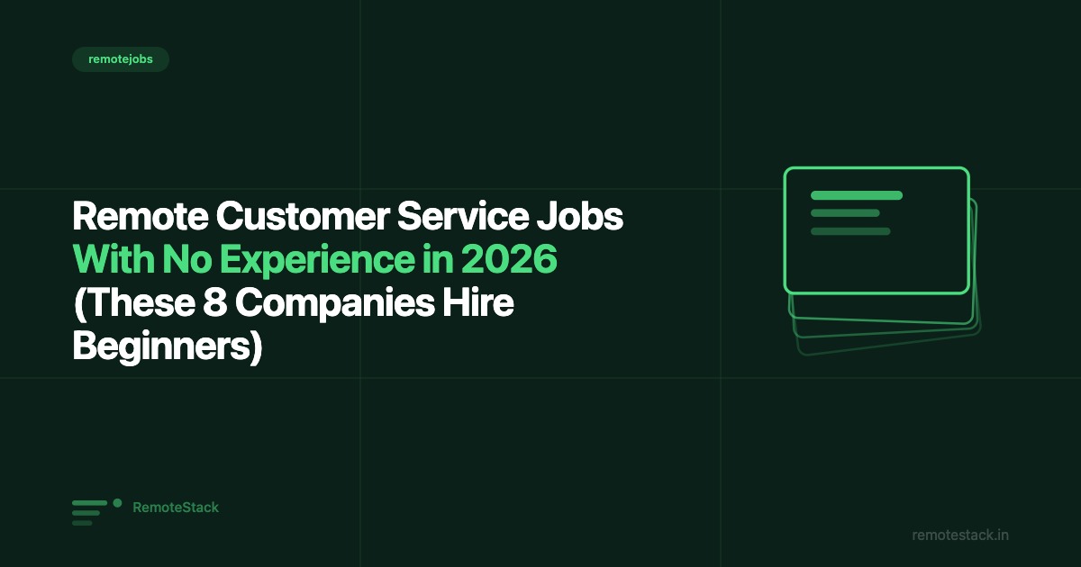 Remote Customer Service Jobs With No Experience in 2026 (These 8 Companies Hire Beginners)