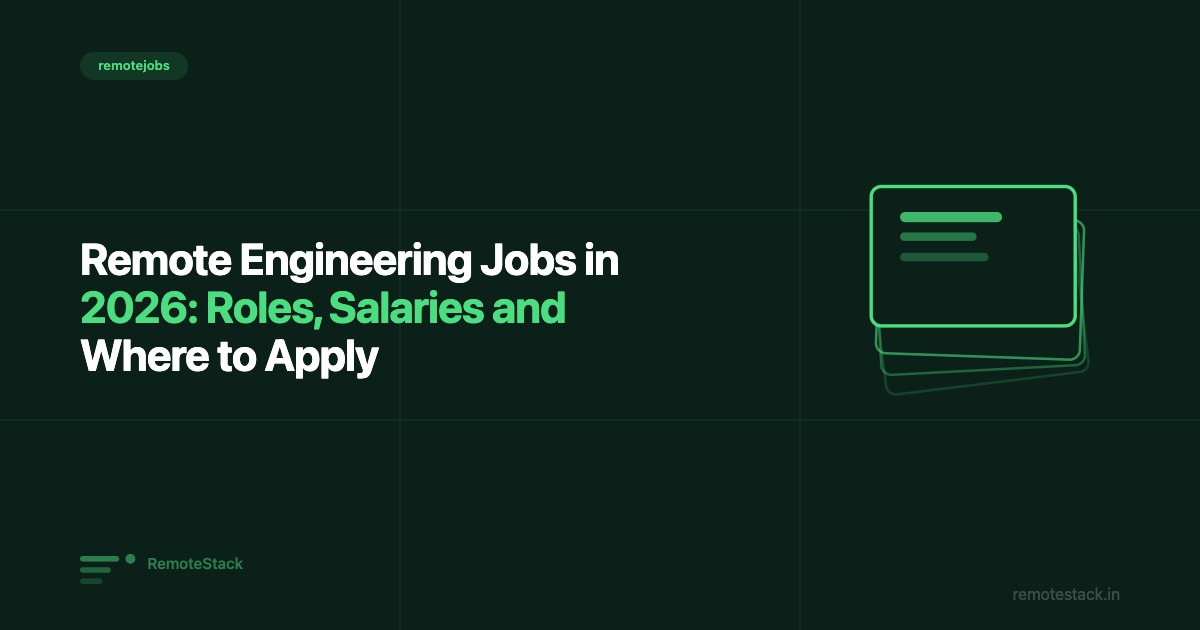 Remote Engineering Jobs in 2026: Roles, Salaries and Where to Apply