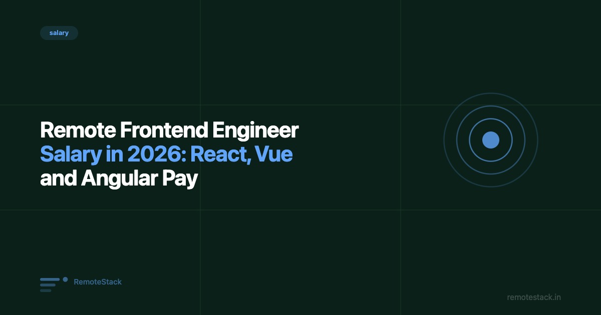 Remote Frontend Engineer Salary in 2026: React, Vue and Angular Pay