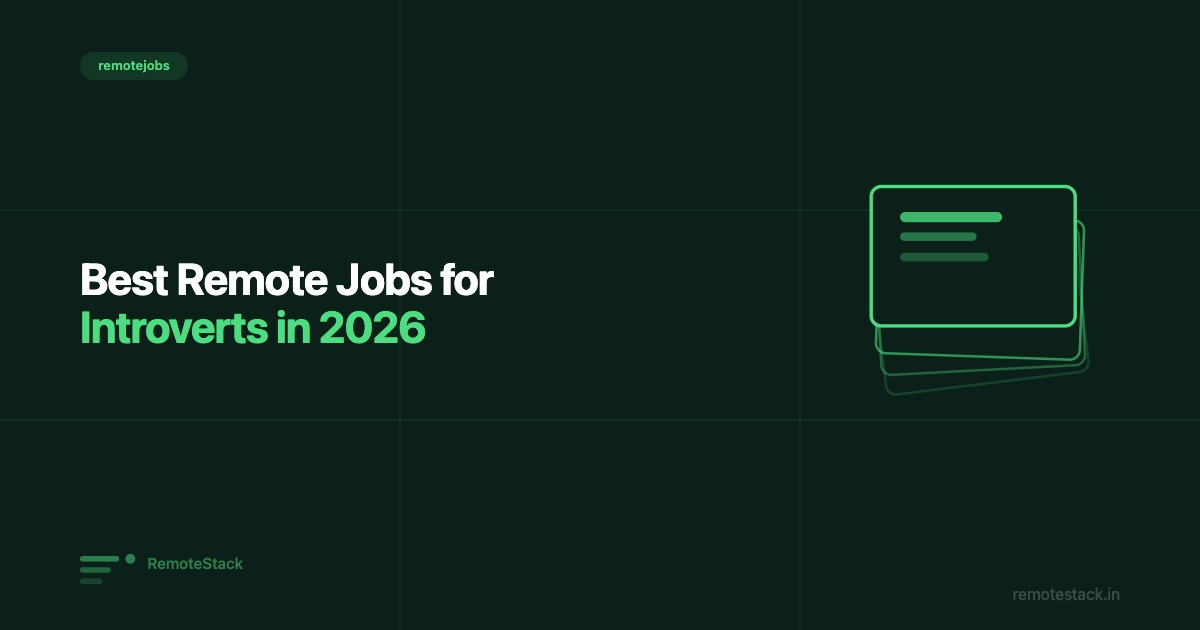 Best Remote Jobs for Introverts in 2026