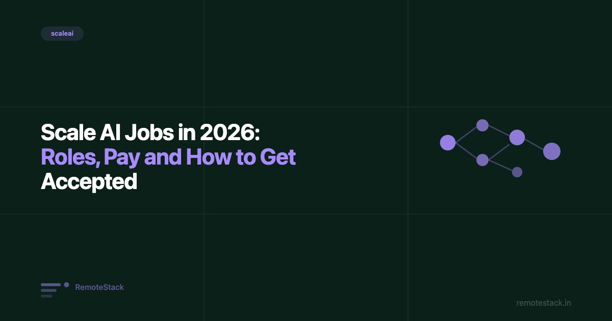 Scale AI Jobs in 2026: Roles, Pay and How to Get Accepted